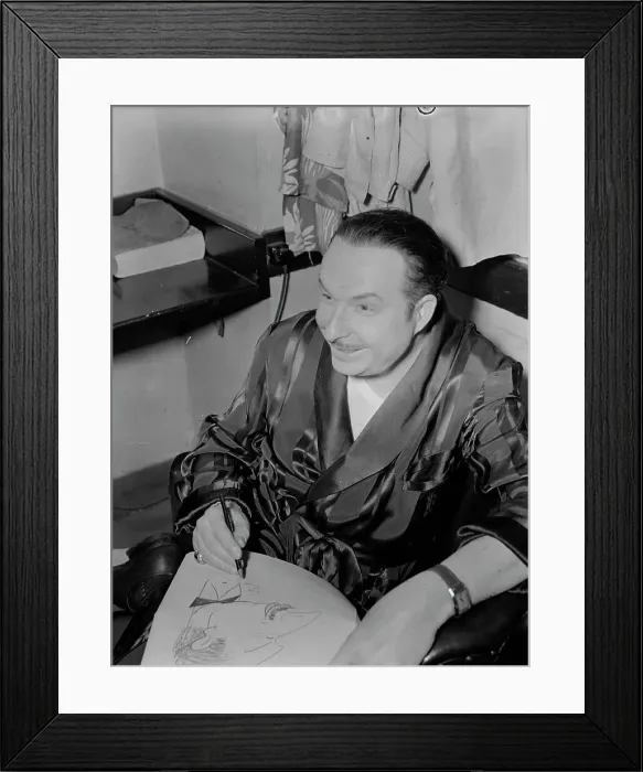 Framed Print : Portrait of Xavier Cugat, New York, N.Y. 1946. Creator: William Paul Gottlieb Framed Print : Portrait of Xavier Cugat, New York, N.Y. 1946. Creator: William Paul Gottlieb