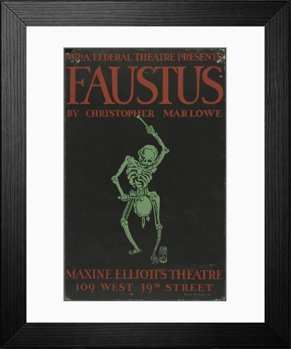 Framed Print : Faustus, New York, [1936]. Creator: Unknown