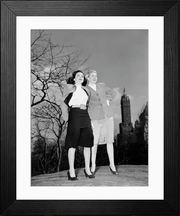 Framed Print : Portrait of Doris Day and Kitty Kallen, Central Park, New York, N.Y. ca. Apr. 1947. Creator: William Paul Gottlieb Framed Print : Portrait of Doris Day and Kitty Kallen, Central Park, New York, N.Y. ca. Apr. 1947. Creator: William Paul Gottlieb