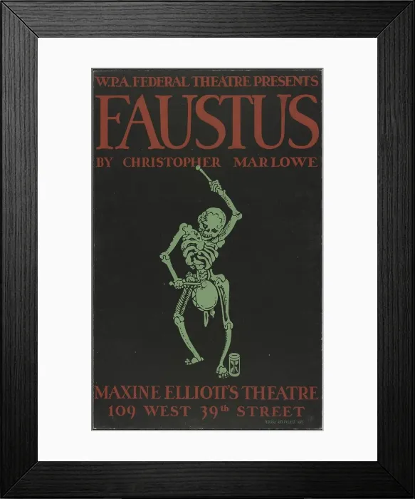 Framed Print : Faustus, New York, [1936]. Creator: Unknown