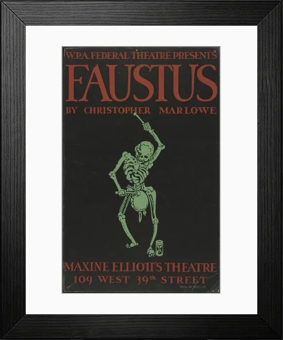 Framed Print : Faustus, New York, [1936]. Creator: Unknown
