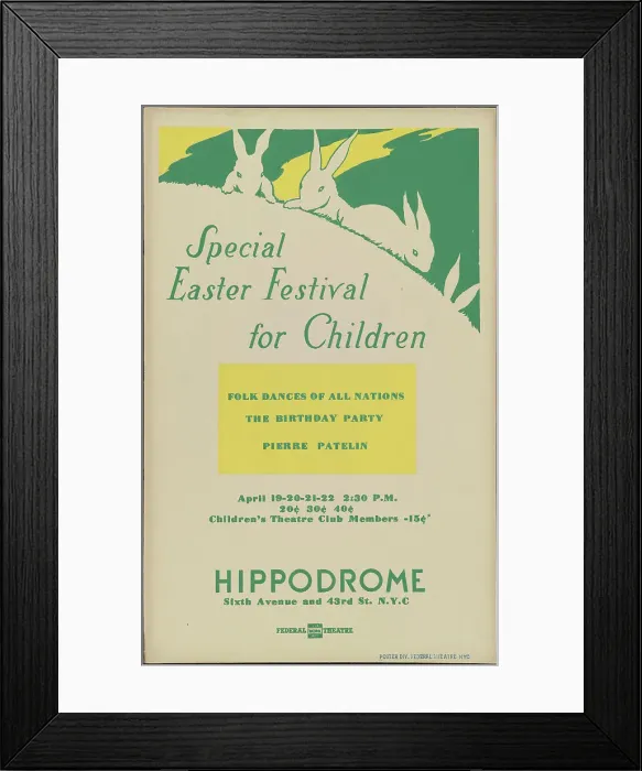 Framed Print : Easter Festival, New York, [1930s]. Creator: Unknown