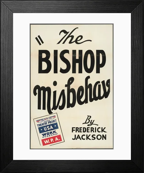 Framed Print : The Bishop Misbehaves, Los Angeles, 1938. Creator: Unknown Framed Print : The Bishop Misbehaves, Los Angeles, 1938. Creator: Unknown