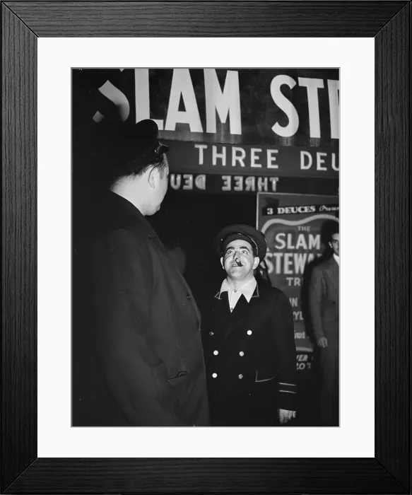 Framed Print : Portrait of Gilbert J. Pinkus, Three Deuces, New York, N.Y. ca. Nov. 1946 Creator: William Paul Gottlieb Framed Print : Portrait of Gilbert J. Pinkus, Three Deuces, New York, N.Y. ca. Nov. 1946 Creator: William Paul Gottlieb