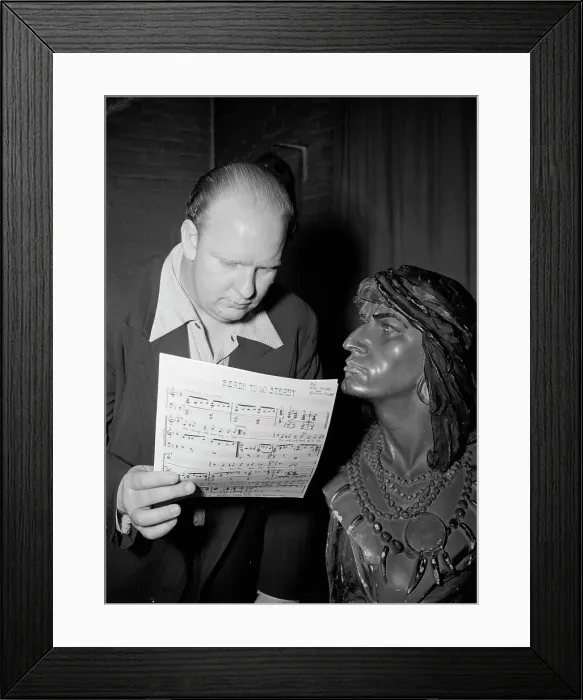 Framed Print : Portrait of Edwin A. Finckel, New York, N.Y. 1946. Creator: William Paul Gottlieb Framed Print : Portrait of Edwin A. Finckel, New York, N.Y. 1946. Creator: William Paul Gottlieb