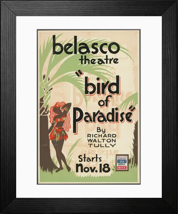 Framed Print : Bird of Paradise, Los Angeles, 1938. Creator: Unknown Framed Print : Bird of Paradise, Los Angeles, 1938. Creator: Unknown