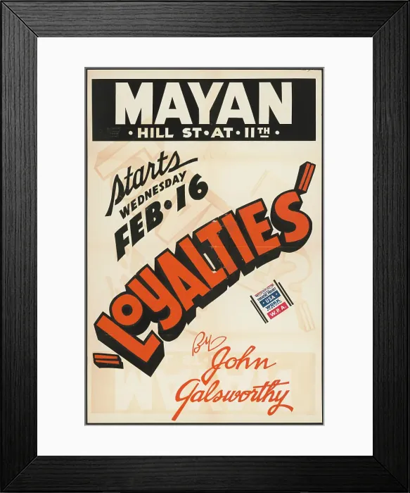 Framed Print : Loyalties, Los Angeles, 1938. Creator: Unknown Framed Print : Loyalties, Los Angeles, 1938. Creator: Unknown