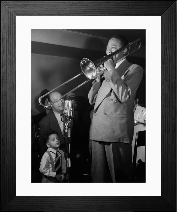 Framed Print : Portrait of Jay Higginbotham, New York, N.Y.(?), 1938. Creator: William Paul Gottlieb Framed Print : Portrait of Jay Higginbotham, New York, N.Y.(?), 1938. Creator: William Paul Gottlieb