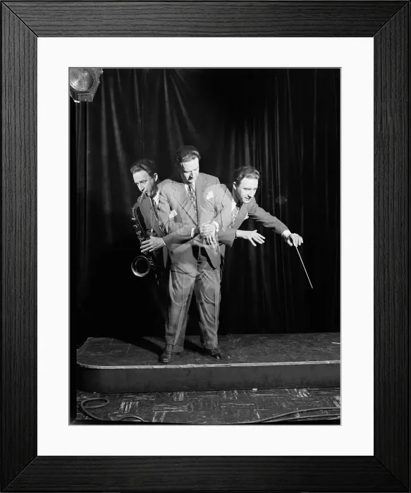 Framed Print : Portrait of Jerry Jerome, ca. June 1947. Creator: William Paul Gottlieb Framed Print : Portrait of Jerry Jerome, ca. June 1947. Creator: William Paul Gottlieb
