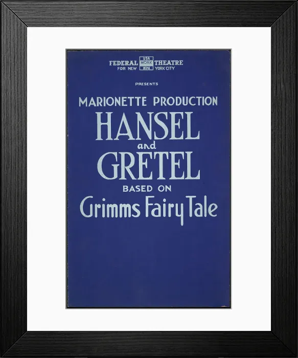 Framed Print : Hansel and Gretel, New York, [1930s]. Creator: Unknown