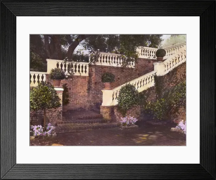 Framed Print : Mrs. Francis Lemoine Loring house, 700 South San Rafael Avenue, Pasadena, California, 1917. Creator: Frances Benjamin Johnston Framed Print : Mrs. Francis Lemoine Loring house, 700 South San Rafael Avenue, Pasadena, California, 1917. Creator: Frances Benjamin Johnston