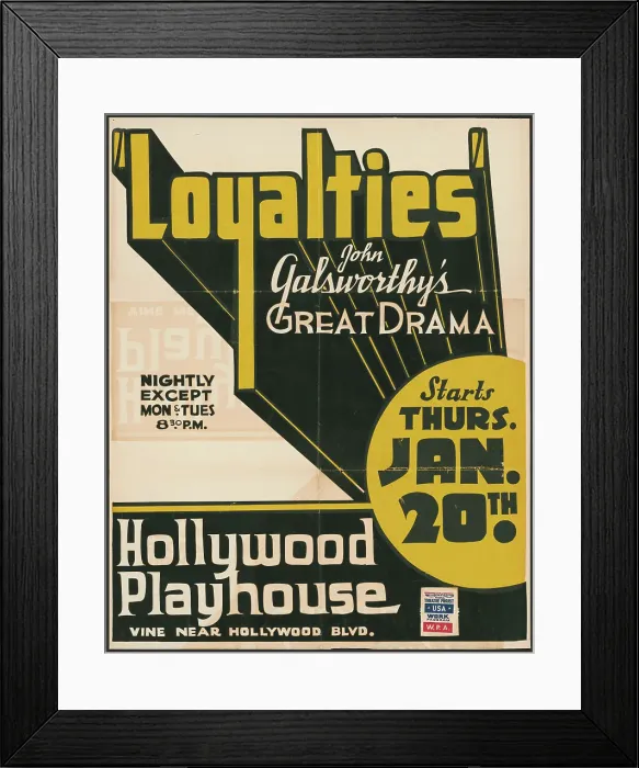 Framed Print : Loyalties, Los Angeles, 1938. Creator: Unknown Framed Print : Loyalties, Los Angeles, 1938. Creator: Unknown