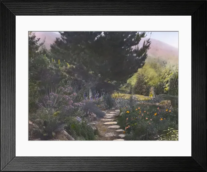 Framed Print : William Alexander Spinks, Jr. ranch, Foothill Boulevard, Duarte, California, 1917. Creator: Frances Benjamin Johnston Framed Print : William Alexander Spinks, Jr. ranch, Foothill Boulevard, Duarte, California, 1917. Creator: Frances Benjamin Johnston