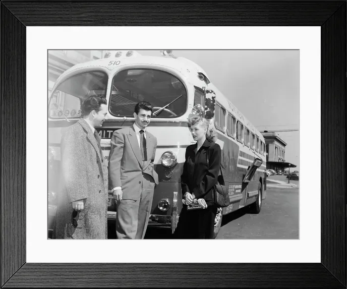 Framed Print : Portrait of Chico Alvarez and June Christy, 1947 or 1948. Creator: William Paul Gottlieb