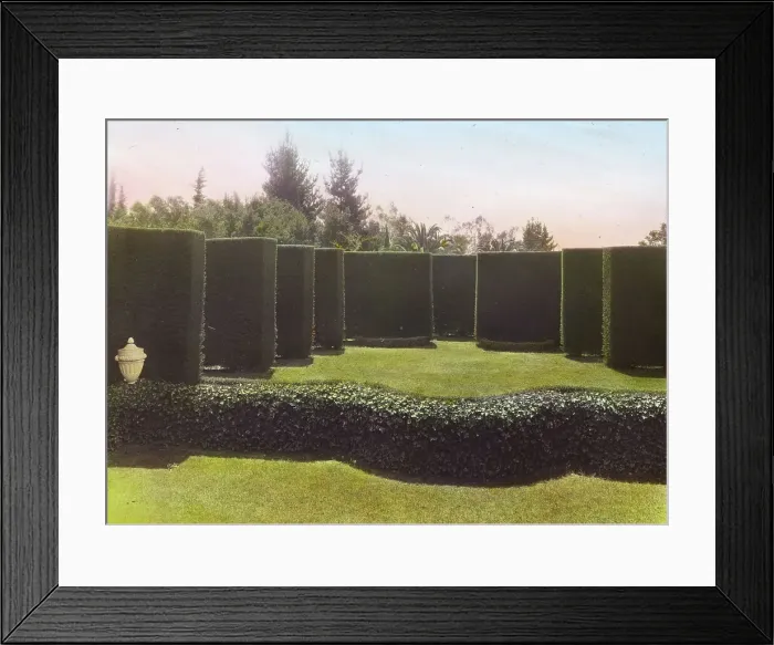Framed Print : Piranhurst, Henry Ernest Bothin house, 371 Cold Spring Road, Montecito, California. 1917. Creator: Frances Benjamin Johnston. Piranhurst, Henry Ernest Bothin house, 371 Cold Spring Road, Montecito, California. 1917 Framed Print : Piranhurst, Henry Ernest Bothin house, 371 Cold Spring Road, Montecito, California. 1917. Creator: Frances Benjamin Johnston. Piranhurst, Henry Ernest Bothin house, 371 Cold Spring Road, Montecito, California. 1917