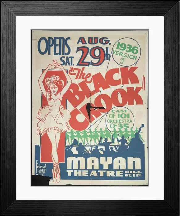 Framed Print : The Black Crook, Los Angeles, 1936. Creator: Unknown Framed Print : The Black Crook, Los Angeles, 1936. Creator: Unknown