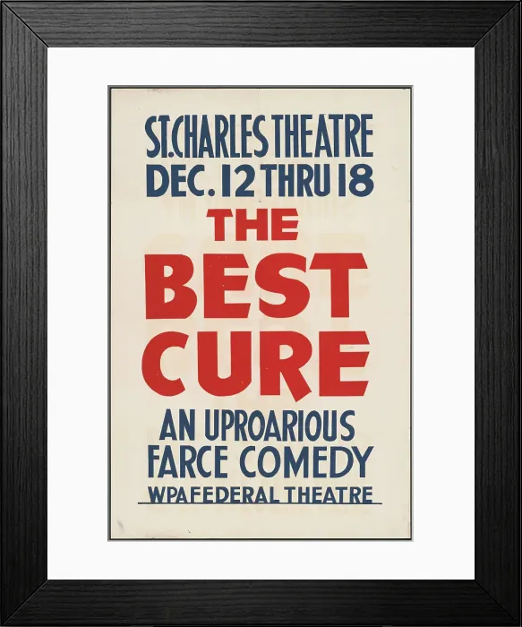 Framed Print : The Best Cure, New Orleans, 1938. Creator: Unknown Framed Print : The Best Cure, New Orleans, 1938. Creator: Unknown