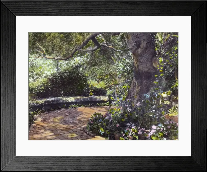Framed Print : Glendessary, Robert Cameron Rogers house, Glendessary Lane, Santa Barbara, California, 1917. Creator: Frances Benjamin Johnston. Glendessary, Robert Cameron Rogers house, Glendessary Lane, Santa Barbara, California, 1917 Framed Print : Glendessary, Robert Cameron Rogers house, Glendessary Lane, Santa Barbara, California, 1917. Creator: Frances Benjamin Johnston. Glendessary, Robert Cameron Rogers house, Glendessary Lane, Santa Barbara, California, 1917