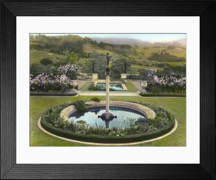 Framed Print : James Kennedy Moffitt house, 86 Sea View Avenue, Piedmont, California, 1917. Creator: Frances Benjamin Johnston Framed Print : James Kennedy Moffitt house, 86 Sea View Avenue, Piedmont, California, 1917. Creator: Frances Benjamin Johnston