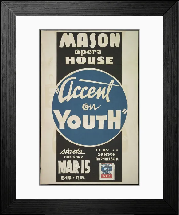 Framed Print : Accent on Youth, Los Angeles, 1938. Creator: Unknown Framed Print : Accent on Youth, Los Angeles, 1938. Creator: Unknown