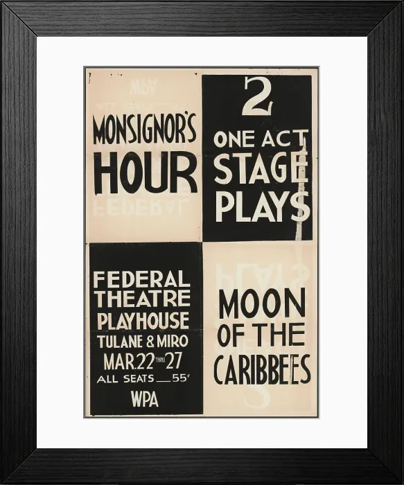 Framed Print : Monsignor's Hour, New Orleans, 1938. Creator: Unknown Framed Print : Monsignor's Hour, New Orleans, 1938. Creator: Unknown