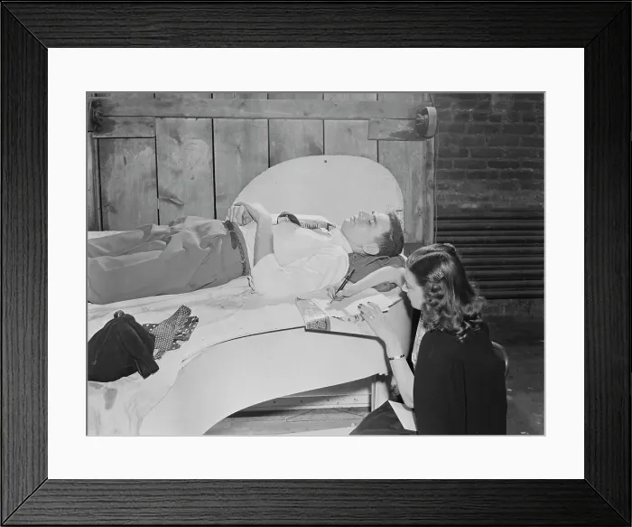 Framed Print : Portrait of Shelly Manne, 1947 or 1948. Creator: William Paul Gottlieb Framed Print : Portrait of Shelly Manne, 1947 or 1948. Creator: William Paul Gottlieb