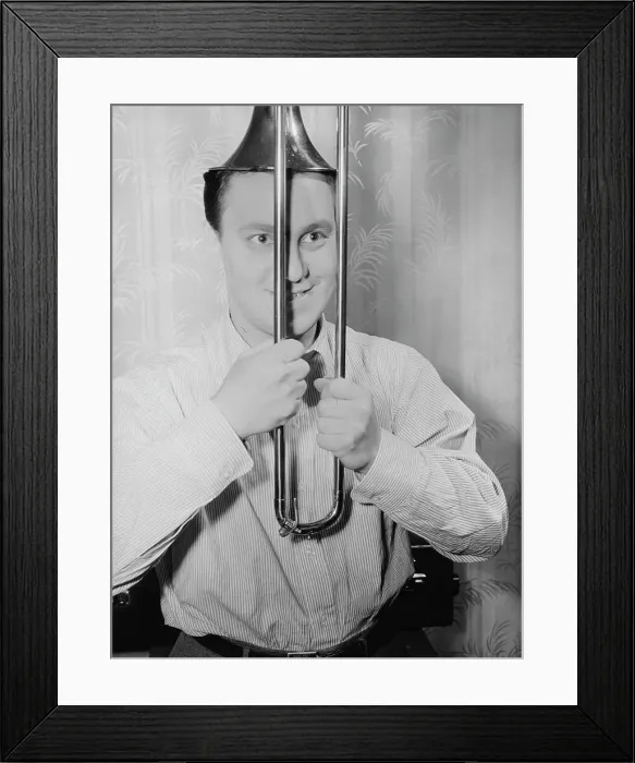 Framed Print : Portrait of Buddy Morrow, New York, N.Y. ca. May 1947. Creator: William Paul Gottlieb Framed Print : Portrait of Buddy Morrow, New York, N.Y. ca. May 1947. Creator: William Paul Gottlieb