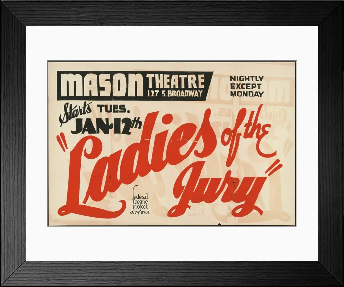 Framed Print : Ladies of the Jury, Los Angeles, 1937. Creator: Unknown Framed Print : Ladies of the Jury, Los Angeles, 1937. Creator: Unknown