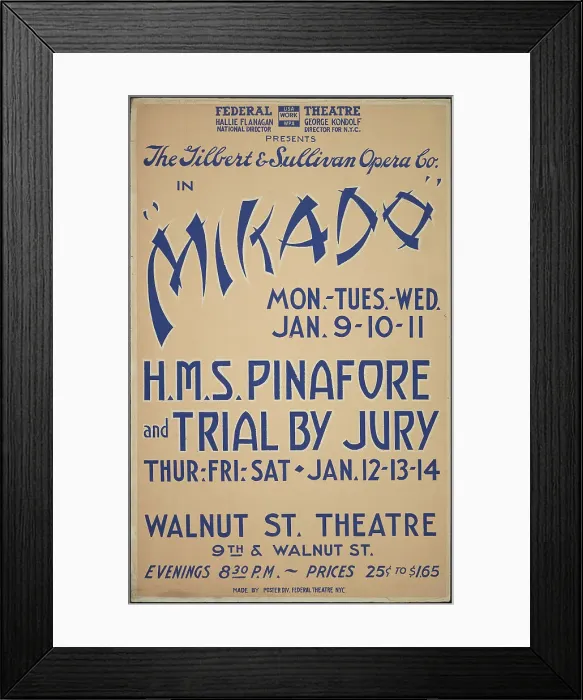 Framed Print : Mikado, New York, [1930s]. Creator: Unknown