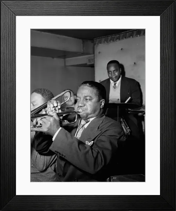 Framed Print : Portrait of Hot Lips Page, Jimmy Ryan's (Club), New York, N.Y. ca. June 1947. Creator: William Paul Gottlieb