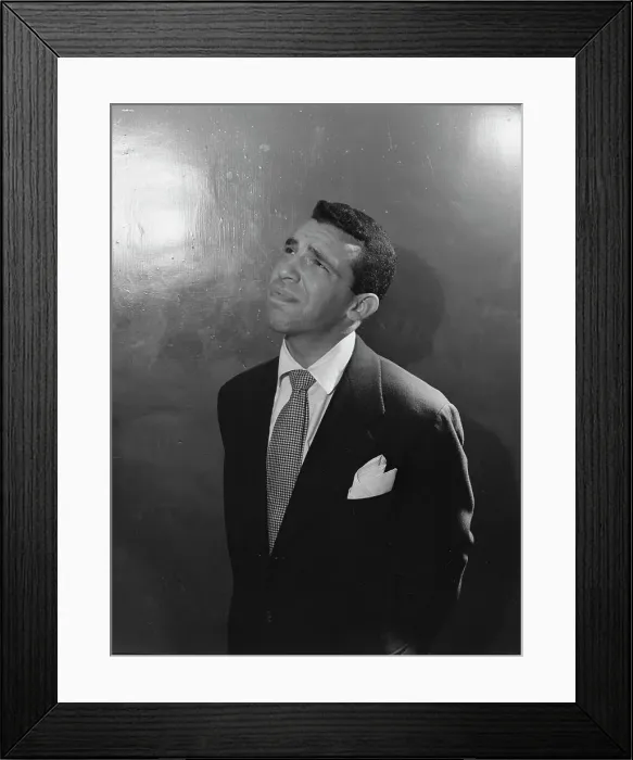 Framed Print : Portrait of Buddy Rich, Arcadia Ballroom, New York, N.Y. ca. May 1947. Creator: William Paul Gottlieb