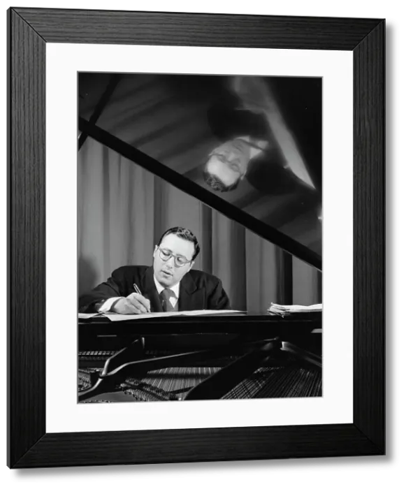 Framed Print : Portrait of Pete Rugolo, New York, N.Y. 1946. Creator: William Paul Gottlieb Framed Print : Portrait of Pete Rugolo, New York, N.Y. 1946. Creator: William Paul Gottlieb