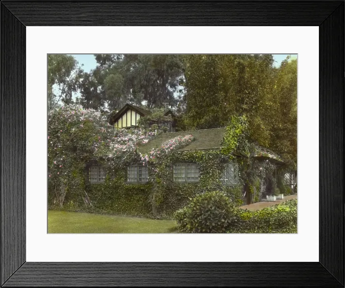 Framed Print : Inellan, Walter Douglas house, Channel Drive, Montecito, California, 1917. Creator: Frances Benjamin Johnston. Inellan, Walter Douglas house, Channel Drive, Montecito, California, 1917. Creator: Frances Benjamin Johnston Framed Print : Inellan, Walter Douglas house, Channel Drive, Montecito, California, 1917. Creator: Frances Benjamin Johnston. Inellan, Walter Douglas house, Channel Drive, Montecito, California, 1917. Creator: Frances Benjamin Johnston