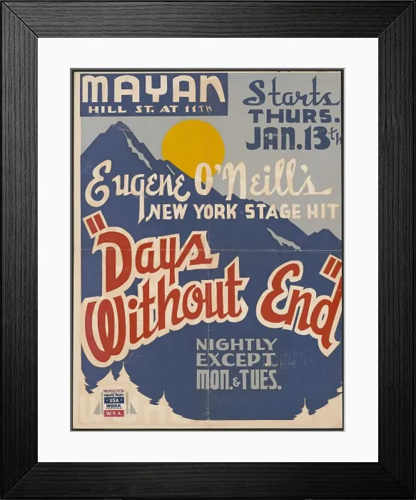 Framed Print : Days Without End, Los Angeles, 1938. Creator: Unknown Framed Print : Days Without End, Los Angeles, 1938. Creator: Unknown