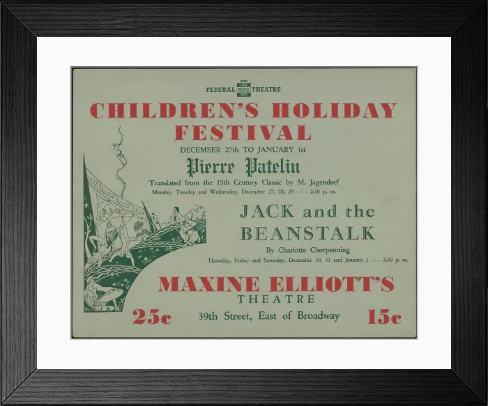 Framed Print : Children's Holiday Festival, New York, [1930s]. Creator: Unknown