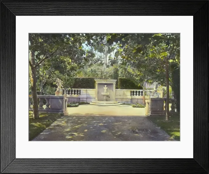 Framed Print : Newmar, Senator George Almer Newhall house, 1761 Manor Drive, Hillsborough, California, 1917. Creator: Frances Benjamin Johnston. Newmar, Senator George Almer Newhall house, 1761 Manor Drive, Hillsborough, California, 1917 Framed Print : Newmar, Senator George Almer Newhall house, 1761 Manor Drive, Hillsborough, California, 1917. Creator: Frances Benjamin Johnston. Newmar, Senator George Almer Newhall house, 1761 Manor Drive, Hillsborough, California, 1917