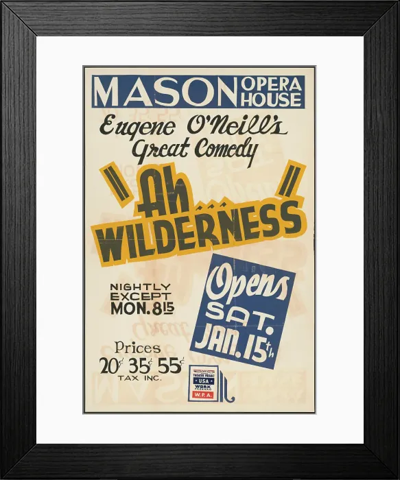 Framed Print : Ah, Wilderness!, Los Angeles, 1938. Creator: Unknown Framed Print : Ah, Wilderness!, Los Angeles, 1938. Creator: Unknown