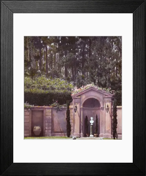 Framed Print : Villa Rose, Joseph Donahoe Grant house, 2260 Redington Road, Hillsborough, California, 1917. Creator: Frances Benjamin Johnston. Villa Rose, Joseph Donahoe Grant house, 2260 Redington Road, Hillsborough, California, 1917 Framed Print : Villa Rose, Joseph Donahoe Grant house, 2260 Redington Road, Hillsborough, California, 1917. Creator: Frances Benjamin Johnston. Villa Rose, Joseph Donahoe Grant house, 2260 Redington Road, Hillsborough, California, 1917