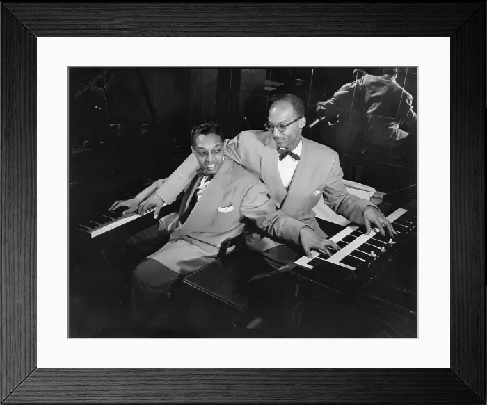 Framed Print : Portrait of Billy Taylor and Bob Wyatt, New York, N.Y. ca. 1947. Creator: William Paul Gottlieb Framed Print : Portrait of Billy Taylor and Bob Wyatt, New York, N.Y. ca. 1947. Creator: William Paul Gottlieb