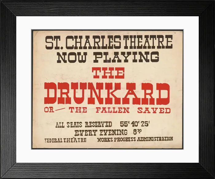 Framed Print : The Drunkard, New Orleans, 1939. Creator: Unknown Framed Print : The Drunkard, New Orleans, 1939. Creator: Unknown