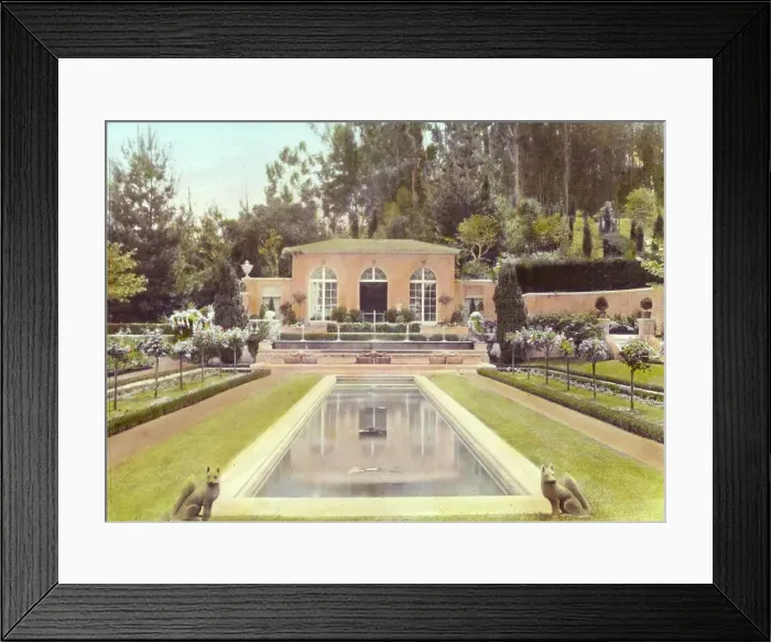 Framed Print : Villa Rose, Joseph Donahoe Grant house, 2260 Redington Road, Hillsborough, California, 1917. Creator: Frances Benjamin Johnston. Villa Rose, Joseph Donahoe Grant house, 2260 Redington Road, Hillsborough, California, 1917 Framed Print : Villa Rose, Joseph Donahoe Grant house, 2260 Redington Road, Hillsborough, California, 1917. Creator: Frances Benjamin Johnston. Villa Rose, Joseph Donahoe Grant house, 2260 Redington Road, Hillsborough, California, 1917