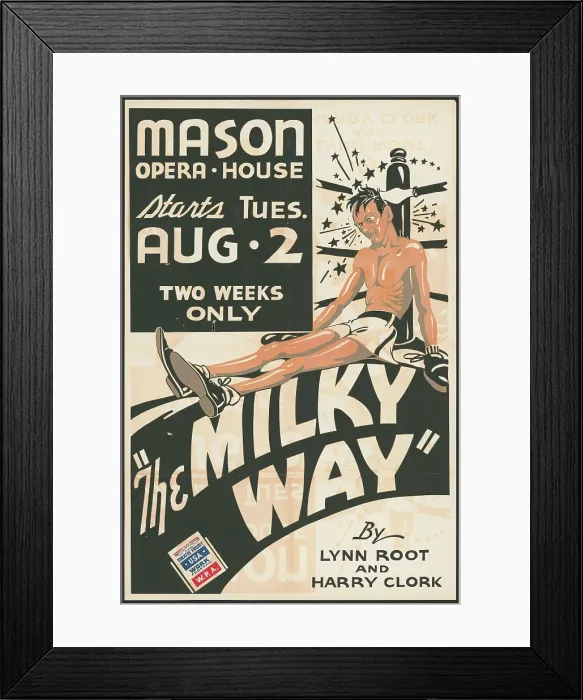 Framed Print : The Milky Way, Los Angeles, 1938. Creator: Unknown Framed Print : The Milky Way, Los Angeles, 1938. Creator: Unknown