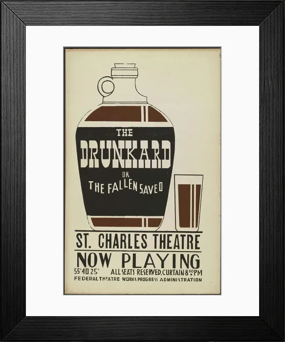 Framed Print : The Drunkard, New Orleans, 1939. Creator: Unknown Framed Print : The Drunkard, New Orleans, 1939. Creator: Unknown