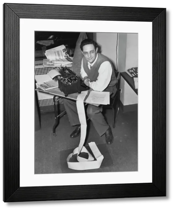Framed Print : Portrait of William P. Gottlieb, Washington, D.C. ca. 1940. Creator: Delia Potofsky Gottlieb Framed Print : Portrait of William P. Gottlieb, Washington, D.C. ca. 1940. Creator: Delia Potofsky Gottlieb