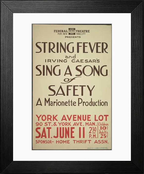 Framed Print : String Fever, New York, [1930s]. Creator: Unknown
