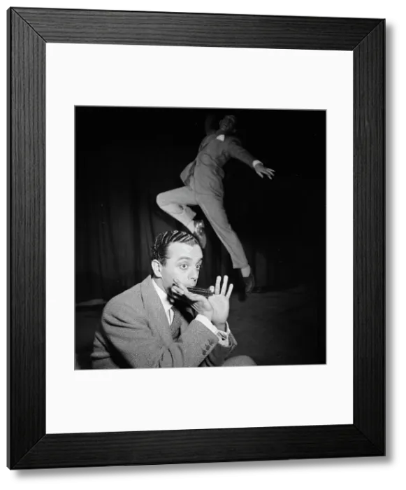 Framed Print : Portrait of Larry Adler and Paul Draper, City Center, New York, N.Y. ca. Jan. 1947. Creator: William Paul Gottlieb Framed Print : Portrait of Larry Adler and Paul Draper, City Center, New York, N.Y. ca. Jan. 1947. Creator: William Paul Gottlieb