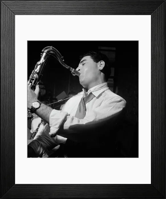 Framed Print : Portrait of Georgie Auld, New York, N.Y. ca. Aug. 1947. Creator: William Paul Gottlieb Framed Print : Portrait of Georgie Auld, New York, N.Y. ca. Aug. 1947. Creator: William Paul Gottlieb