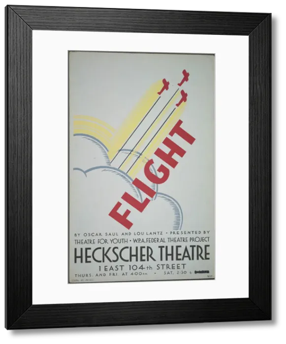 Framed Print : Flight, New York, 1936. Creator: Unknown Framed Print : Flight, New York, 1936. Creator: Unknown