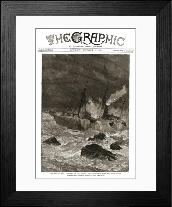 Framed Print : The Graphic, Front Cover Saturday, November 29, 1890, 1890. Creator: Unknown Framed Print : The Graphic, Front Cover Saturday, November 29, 1890, 1890. Creator: Unknown