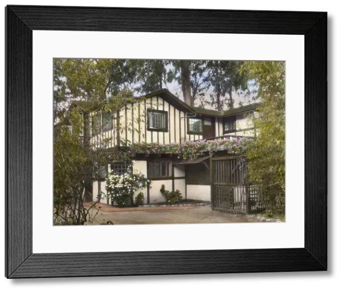 Framed Print : Inellan, Walter Douglas house, Channel Drive, Montecito, California, 1917. Creator: Frances Benjamin Johnston. Inellan, Walter Douglas house, Channel Drive, Montecito, California, 1917. Creator: Frances Benjamin Johnston Framed Print : Inellan, Walter Douglas house, Channel Drive, Montecito, California, 1917. Creator: Frances Benjamin Johnston. Inellan, Walter Douglas house, Channel Drive, Montecito, California, 1917. Creator: Frances Benjamin Johnston
